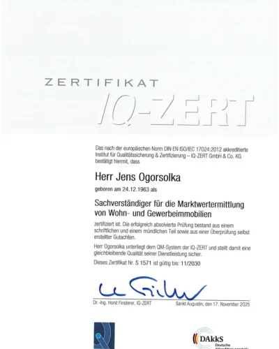 IQ-Zert-Urkunde-2025